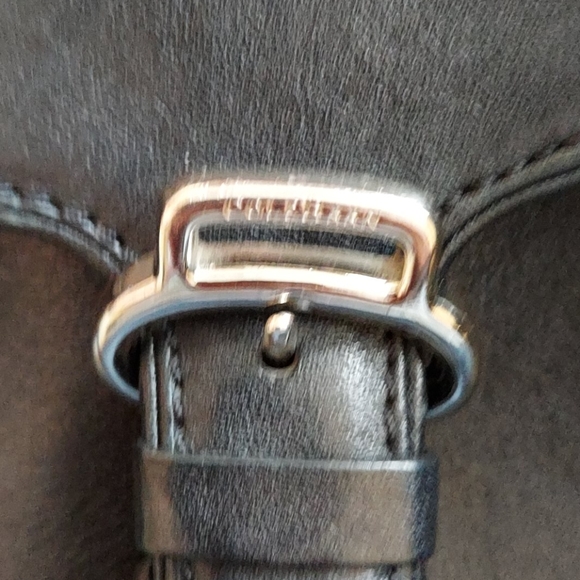 Women's Satchel Black  Leather Purse - Picture 5 of 5